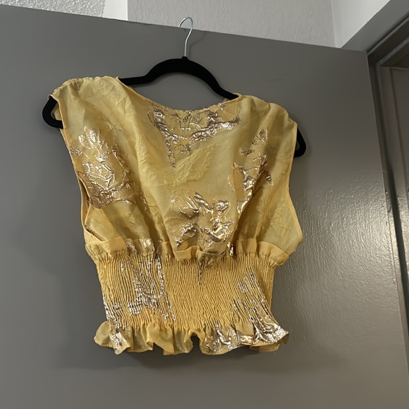 Zara yellow top - Picture 4 of 4